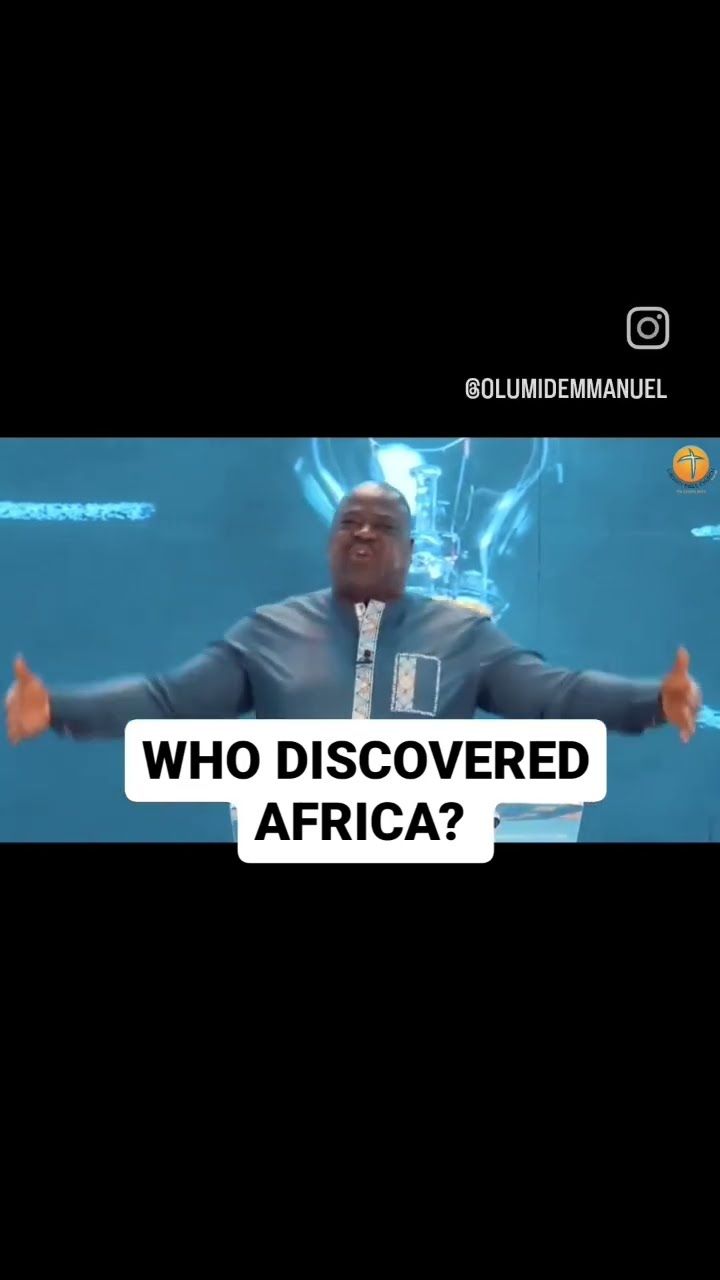 Who discovered Africa? When are we going to discover ourselves and discover what works for us?